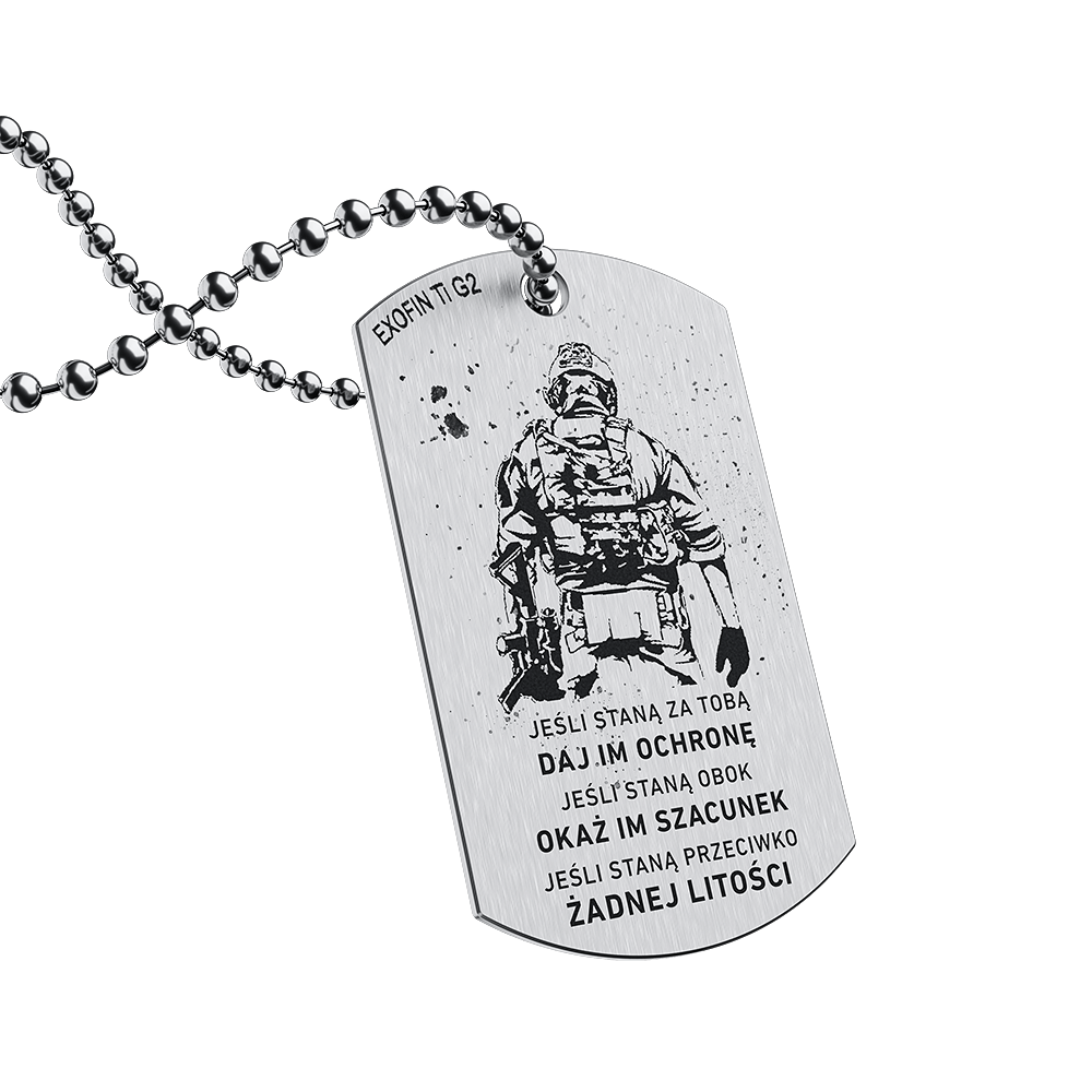 Nieśmiertelnik tytanowy - Warfare